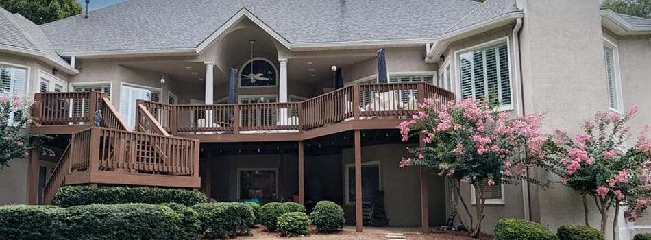 Deck build projects in Fall
